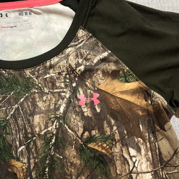 Under Armour Realtree Camo 3/4 Sleeve Top - Picture 3 of 6
